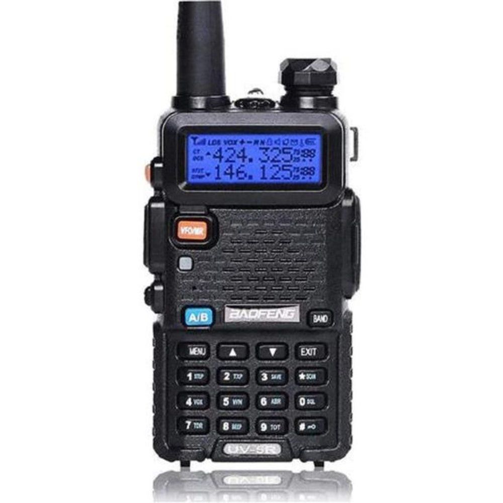Two Way Radio Dual Band 144-148/420-450Mhz Walkie Talkie 1800mAh Li-ion Battery